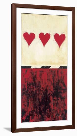 Three of Hearts-Elizabeth Jardine-Framed Giclee Print