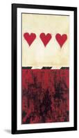 Three of Hearts-Elizabeth Jardine-Framed Giclee Print