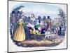 Three of Queen Victoria's Children Excercising in a Goat Carriage-null-Mounted Giclee Print