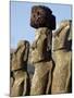 Three of the Fifteen Huge Moai Statues, Ahu Tongariki, Easter Island, Chile-De Mann Jean-Pierre-Mounted Photographic Print