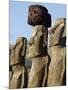 Three of the Fifteen Huge Moai Statues, Ahu Tongariki, Easter Island, Chile-De Mann Jean-Pierre-Mounted Photographic Print