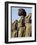 Three of the Fifteen Huge Moai Statues, Ahu Tongariki, Easter Island, Chile-De Mann Jean-Pierre-Framed Photographic Print