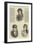 Three of the Principal Actresses of the Comedie Francaise-null-Framed Giclee Print