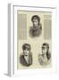 Three of the Principal Actresses of the Comedie Francaise-null-Framed Giclee Print