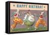 Three Old-Fashioned Clowns-null-Framed Stretched Canvas