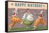 Three Old-Fashioned Clowns-null-Framed Stretched Canvas