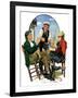 "Three Old Salts,"October 1, 1932-J.F. Kernan-Framed Giclee Print