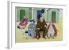 Three on a Beach-Gillian Lawson-Framed Giclee Print