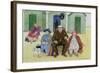 Three on a Beach-Gillian Lawson-Framed Giclee Print