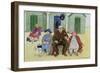 Three on a Beach-Gillian Lawson-Framed Giclee Print