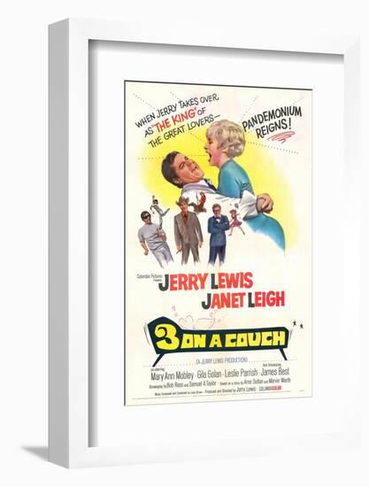 Three on a Couch - Movie Poster Reproduction-null-Framed Photo