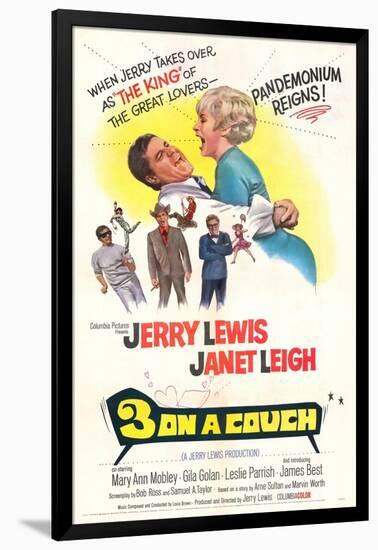 Three on a Couch - Movie Poster Reproduction-null-Framed Photo