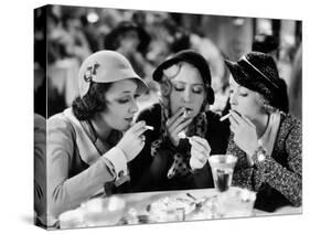 Three On A Match, Ann Dvorak, Joan Blondell, Bette Davis, 1932-null-Stretched Canvas