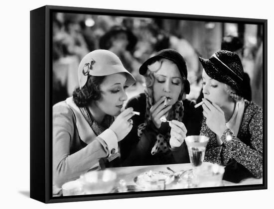 Three On A Match, Ann Dvorak, Joan Blondell, Bette Davis, 1932-null-Framed Stretched Canvas