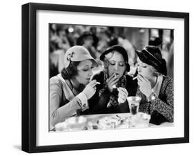 Three On A Match, Ann Dvorak, Joan Blondell, Bette Davis, 1932-null-Framed Photo