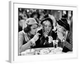 Three On A Match, Ann Dvorak, Joan Blondell, Bette Davis, 1932-null-Framed Photo