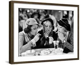 Three On A Match, Ann Dvorak, Joan Blondell, Bette Davis, 1932-null-Framed Photo