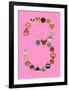 Three On Pink-null-Framed Giclee Print