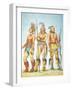 Three Osage Braves, 1841-George Catlin-Framed Giclee Print