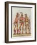 Three Osage Warriors-null-Framed Art Print