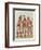 Three Osage Warriors-null-Framed Art Print