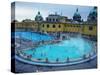 Three Outdoor Naturally Heated Pools and Several Indoor Pools at Szechenyi Baths, Budapest, Hungary-David Greedy-Stretched Canvas