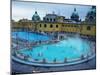 Three Outdoor Naturally Heated Pools and Several Indoor Pools at Szechenyi Baths, Budapest, Hungary-David Greedy-Mounted Photographic Print