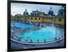 Three Outdoor Naturally Heated Pools and Several Indoor Pools at Szechenyi Baths, Budapest, Hungary-David Greedy-Framed Photographic Print