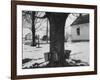 Three Pails Laying Against the Tree for Catching Maple Being Tapped in the Catskill Mt. Region-Richard Meek-Framed Photographic Print