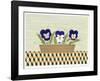 Three Pansies-Mary Faulconer-Framed Limited Edition