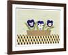 Three Pansies-Mary Faulconer-Framed Limited Edition