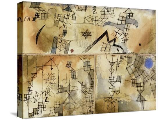 Three-Part Composition-Paul Klee-Stretched Canvas