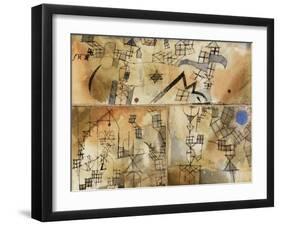 Three-Part Composition-Paul Klee-Framed Giclee Print