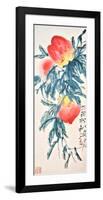 Three Peaches-Qi Baishi-Framed Art Print