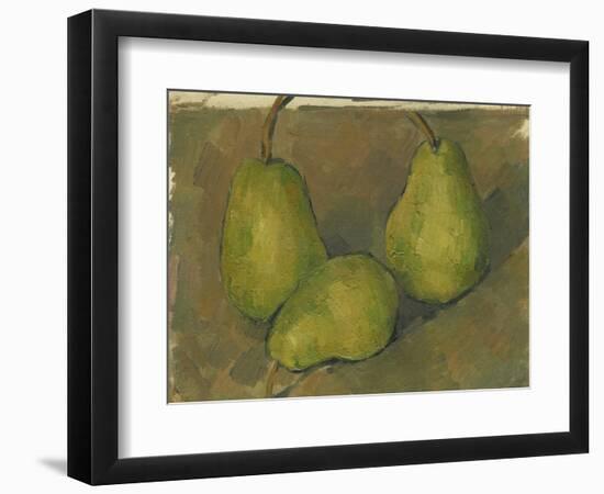 Three Pears, 1878-9-Paul Cezanne-Framed Giclee Print