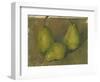 Three Pears, 1878-9-Paul Cezanne-Framed Giclee Print