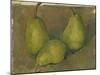 Three Pears, 1878-9-Paul Cezanne-Mounted Giclee Print