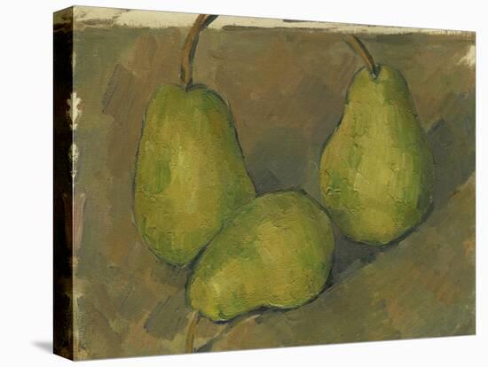 Three Pears, 1878-9-Paul Cezanne-Stretched Canvas