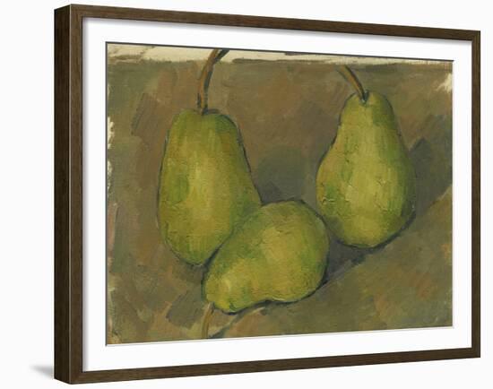 Three Pears, 1878-9-Paul Cezanne-Framed Giclee Print