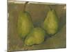 Three Pears, 1878-9-Paul Cezanne-Mounted Giclee Print