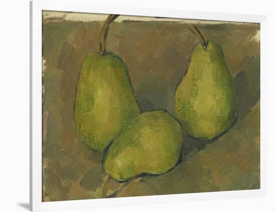 Three Pears, 1878-9-Paul Cezanne-Framed Giclee Print