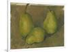 Three Pears, 1878-9-Paul Cezanne-Framed Giclee Print