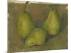 Three Pears, 1878-9-Paul Cezanne-Mounted Giclee Print