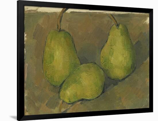 Three Pears, 1878-9-Paul Cezanne-Framed Giclee Print