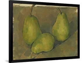 Three Pears, 1878-9-Paul Cezanne-Framed Giclee Print