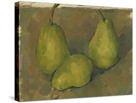 Three Pears, 1878-9-Paul Cezanne-Stretched Canvas