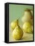 Three Pears, a Jug Behind-Michael Paul-Framed Stretched Canvas