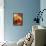 Three Pears-Vladimir Shulevsky-Framed Stretched Canvas displayed on a wall