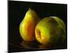 Three Pears-Terri Hill-Mounted Premium Giclee Print