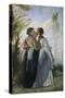 Three Peasant Women, 1875-Cristiano Banti-Stretched Canvas